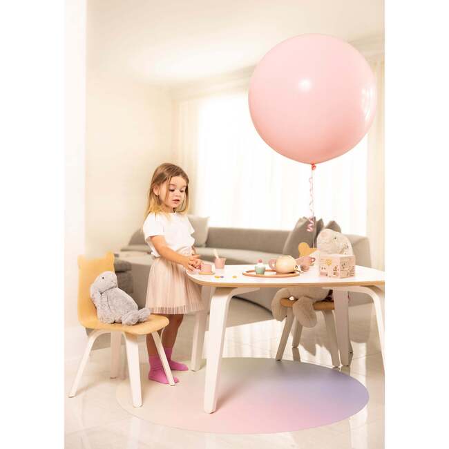 Catch All Mat for Mealtime & Playtime Mess, Cotton Candy - Playmats - 3