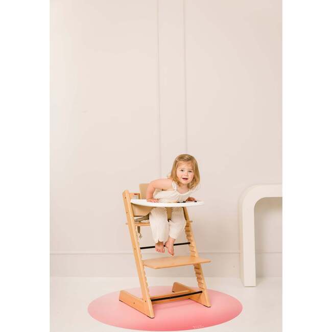 Catch All Mat for Mealtime & Playtime Mess, Blush Ombré - Playmats - 4