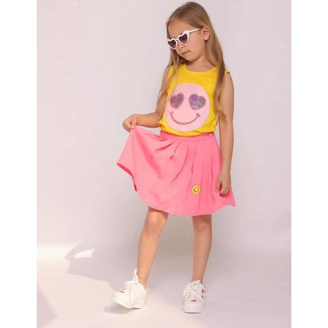 Bright Smiley Tennis Skirt - Skirts - 2