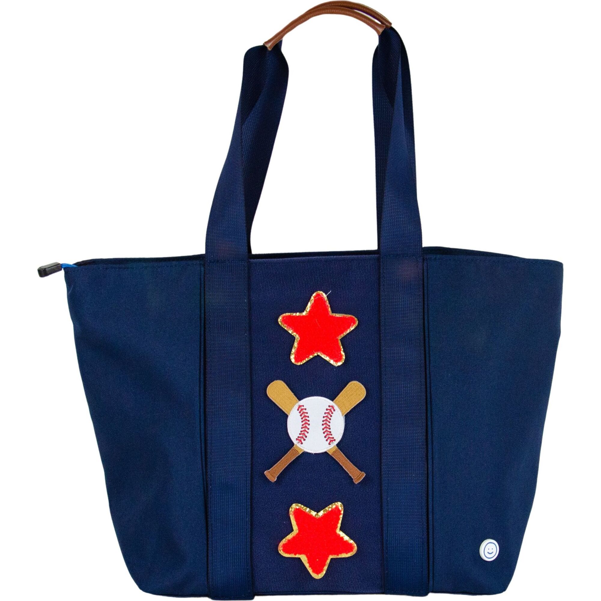 Becco Bags | Hook & Loop Sport Kids Backpack, Navy Blue and Magenta | Maisonette