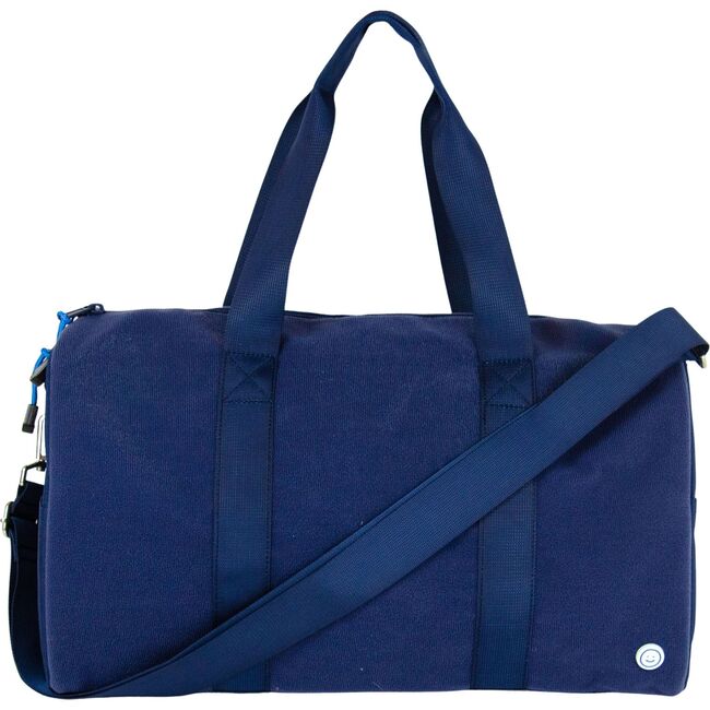 Hook & Loop Overnight Duffle Bag- Sport, Navy - Bags - 2