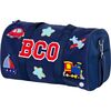 Hook & Loop Overnight Duffle Bag- Sport, Navy - Bags - 3