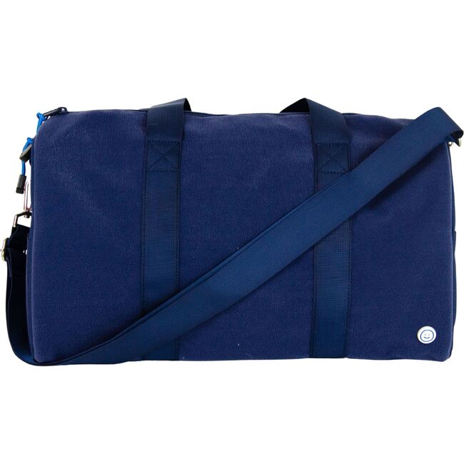 Hook & Loop Overnight Duffle Bag- Sport, Navy - Bags - 4