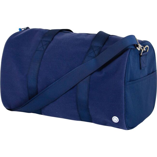Hook & Loop Overnight Duffle Bag- Sport, Navy - Bags - 6