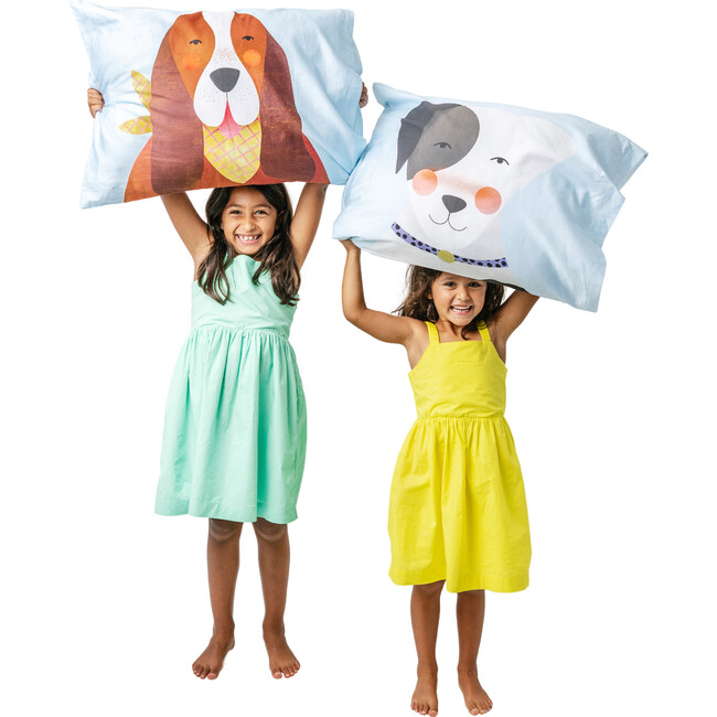 2-Pack Dog Standard Pillowcase Set