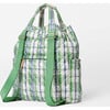 Women's Metro Convertible Backpack, Spring Plaid - Backpacks - 2