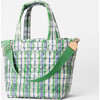 Women's Medium Metro Tote Deluxe, Spring Plaid - Bags - 2