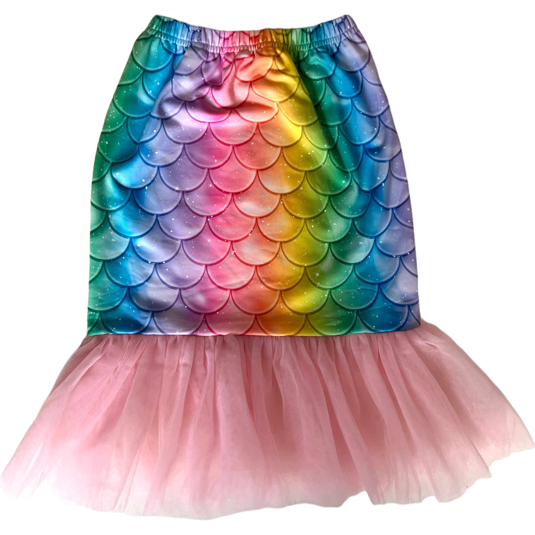 Rainbow Mermaid Swim Coverup, Multicolors - Cover-Ups - 1