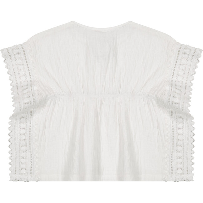 Gauze Swim Coverup, Ivory - Cover-Ups - 3