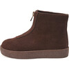 Leah Suede Boots, Chocolate - Boots - 1 - thumbnail