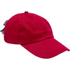 Plaid Bow Baseball Hat, Red - Hats - 1 - thumbnail