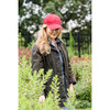 Plaid Bow Baseball Hat, Red - Hats - 7