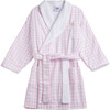 Margot Ballerina Bathrobe, Pale Pink Gingham - Robes - 1 - thumbnail