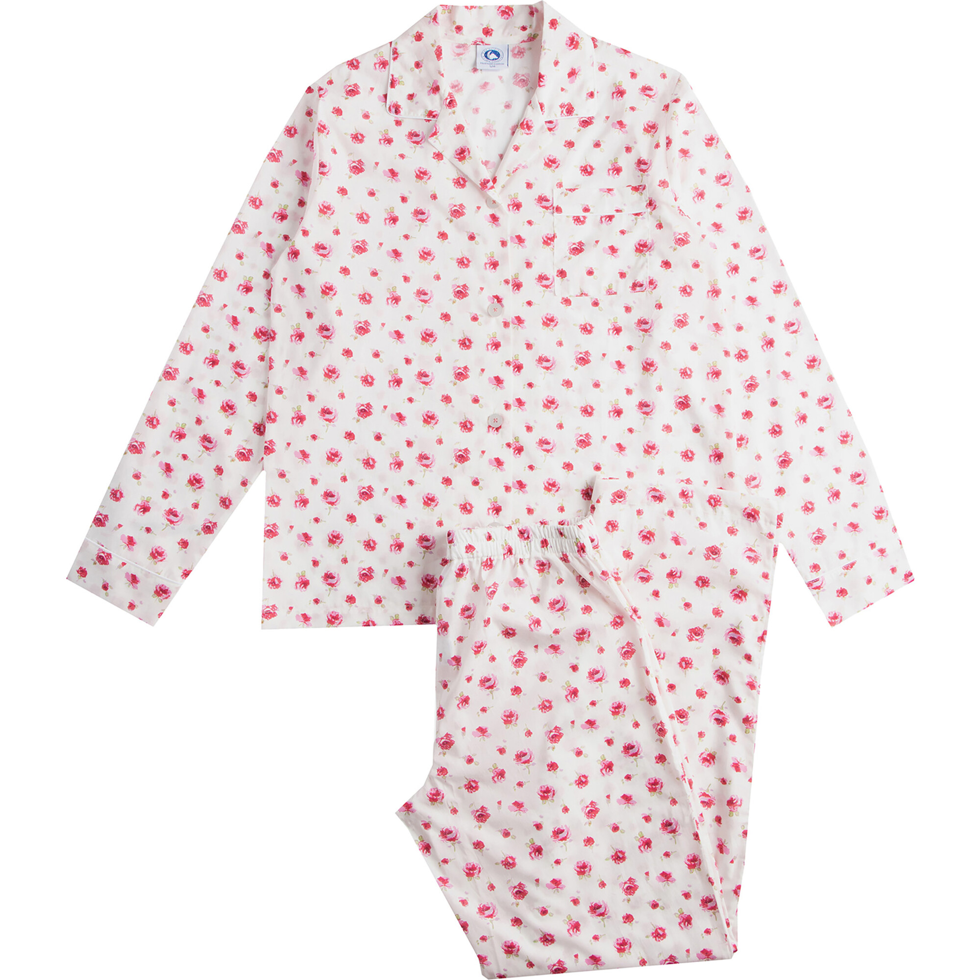 Mommy Rosa Pajama, Pink Rose - Pajamas - 1