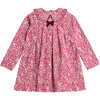 Woodland Bunny Pretty Collar Dress, Berry - Dresses - 1 - thumbnail
