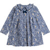 Woodland Bunny Pretty Collar Dress, Navy - Dresses - 1 - thumbnail