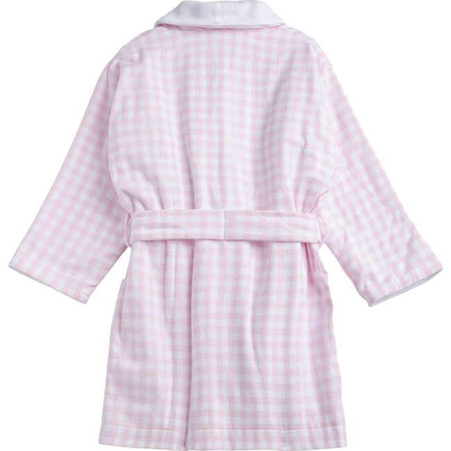 Margot Ballerina Bathrobe, Pale Pink Gingham - Robes - 2