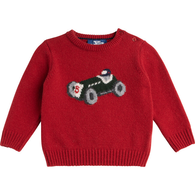 Little Henry Car Sweater , Red