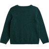 Scottie Boucle Sweater , Forest Green - Sweaters - 2