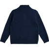 Sebastian Car Half Zip , Navy Marl - Sweaters - 3