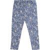 Woodland Bunny Leggings, Navy - Leggings - 2