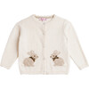 Little Bunny Cardigan, Winter White - Cardigans - 1 - thumbnail