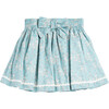 Liberty Print Sea Green Capel Skirt, Teal Green Capel - Skirts - 1 - thumbnail