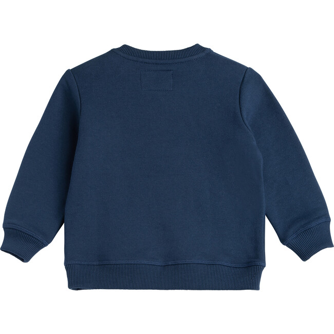 Little Champ Sweatshirt, Navy - Sweatshirts - 3