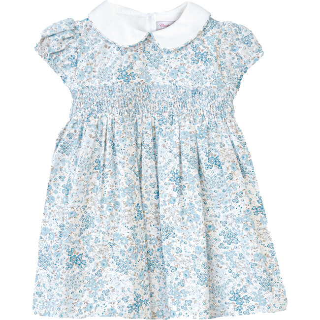 Trotters Baby Arabella Bloom Smocked Dress in Pink Floral - 12/18M