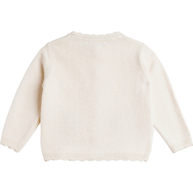 Little Bunny Cardigan, Winter White - Cardigans - 2