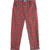 Donald Trousers, Red Tartan - Pants - 1 - thumbnail