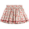 Liberty Print Felicite Bow Skirt, Red Felicite - Skirts - 2