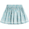 Liberty Print Sea Green Capel Skirt, Teal Green Capel - Skirts - 2