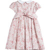 Arabella Bloom Smocked Dress, Pink Floral - Dresses - 3 - thumbnail
