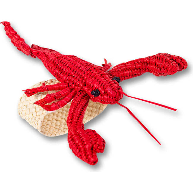 Raffia Napkin Ring, Red Lobster - Tabletop - 6