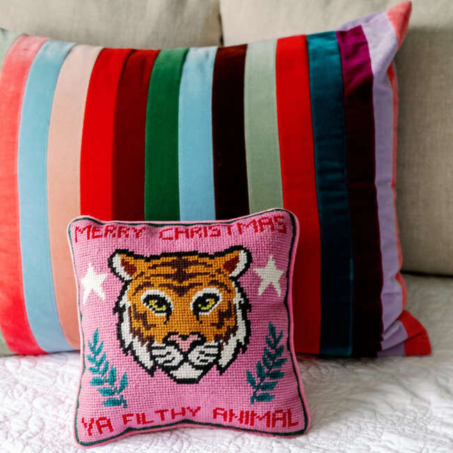 Filthy Animal Needlepoint Pillow - Decorative Pillows - 3