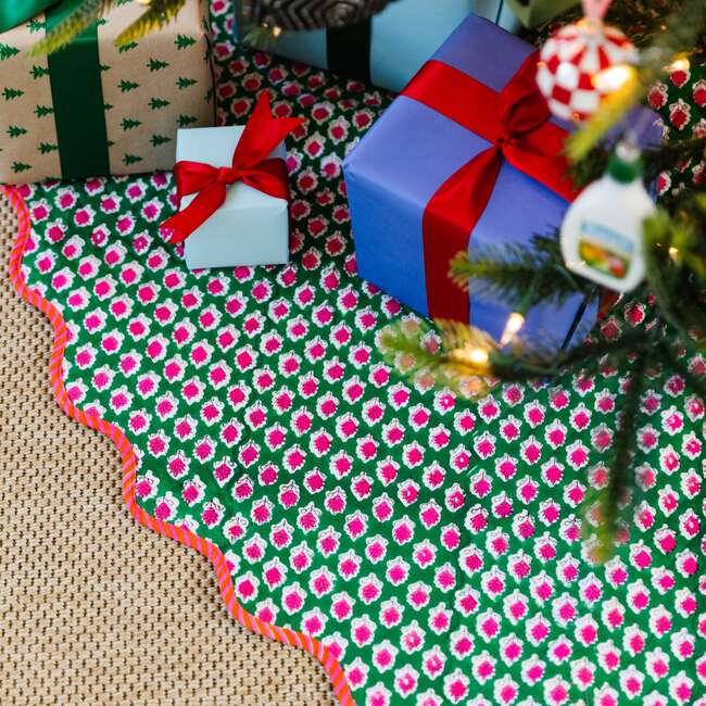 Beatrice Christmas Tree Skirt - Tree Skirts - 2
