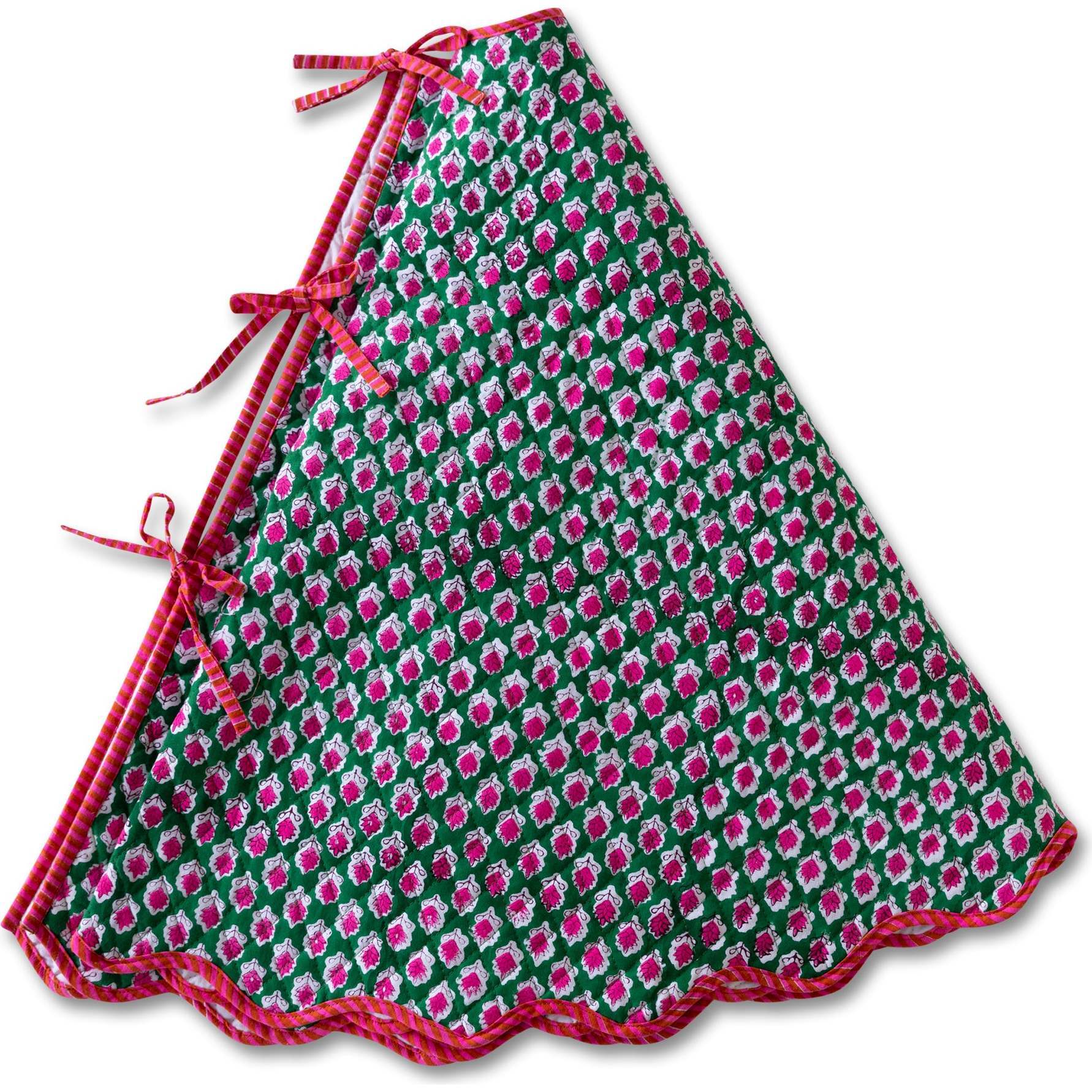 Beatrice Christmas Tree Skirt Furbish Studio Stockings Tree