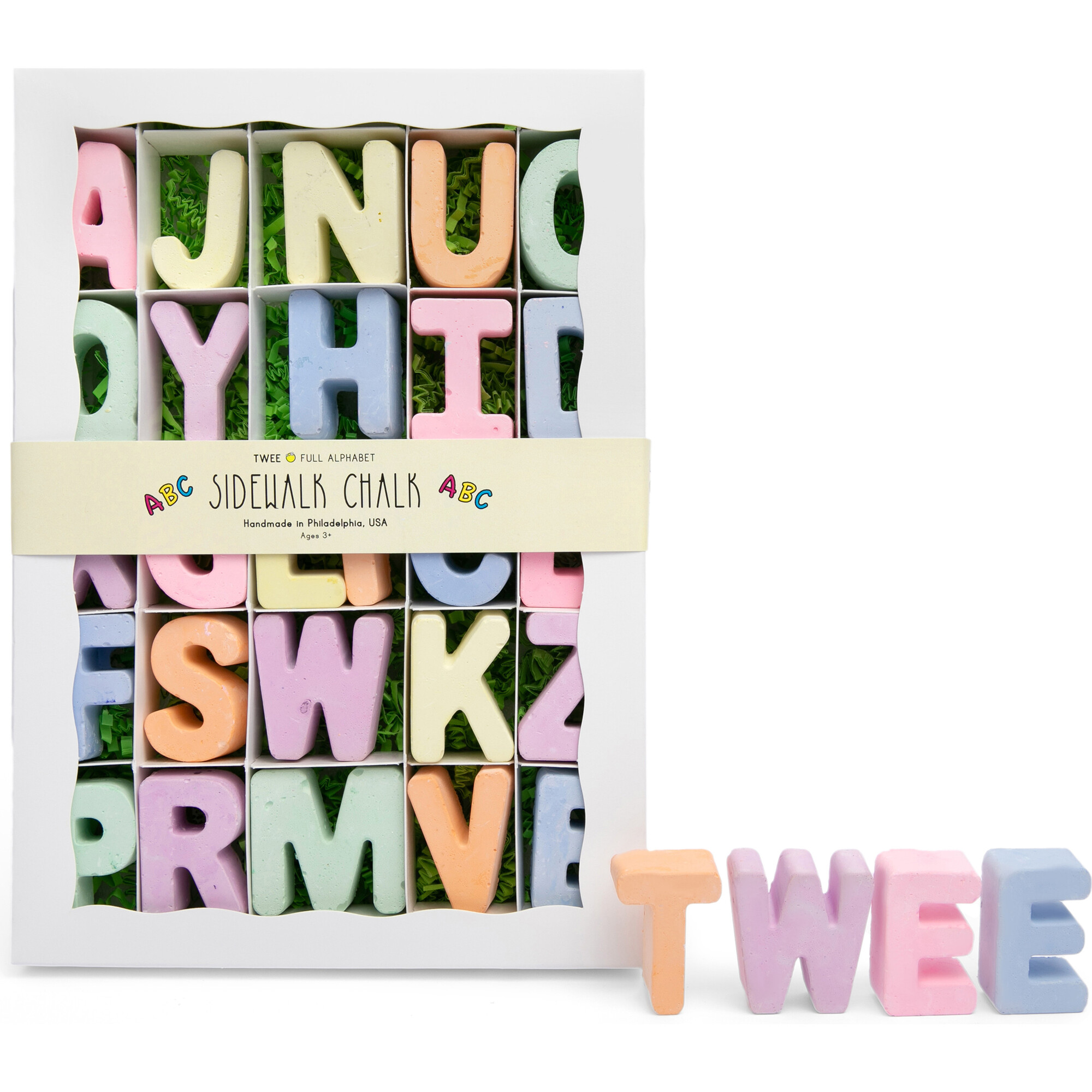 TWEE Alphabet Handmade  Chalk - Bubbles/Chalk - 1