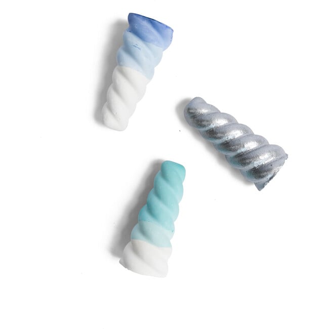 TWEE Ombre Narwhal Horns Handmade Chalk - Bubbles/Chalk - 3