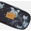 Pencil Case, Black Astral Wolf Print - School Supplies - 3