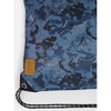 Drawstring Gym Bag, Blue And Black Cartography - Backpacks - 4