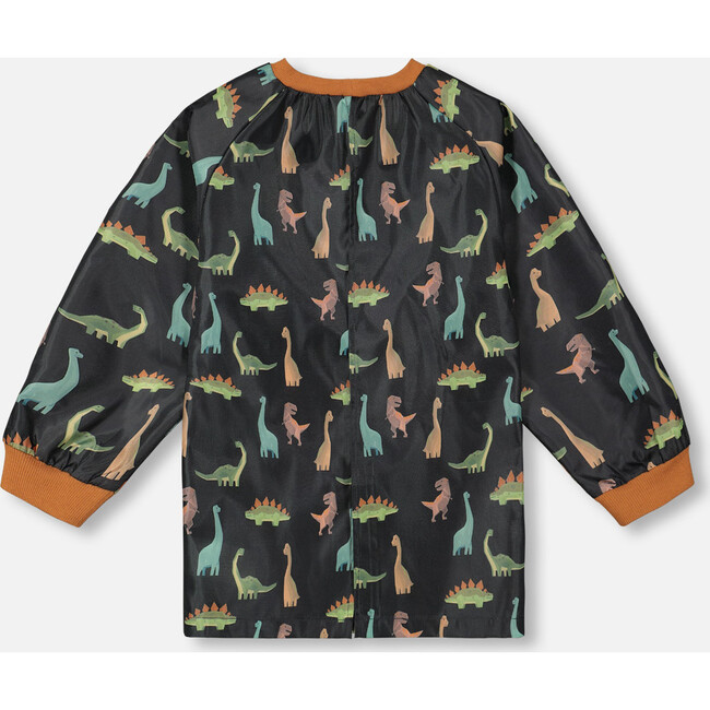 School Apron, Black With Dinosaurs Print - Art Supplies - 4