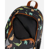 Toddler Backpack, Black With Dinosaurs Print - Backpacks - 4
