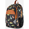 Toddler Backpack, Black With Dinosaurs Print - Backpacks - 5