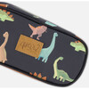 Pencil Case, Black With Dinosaurs Print - School Supplies - 4