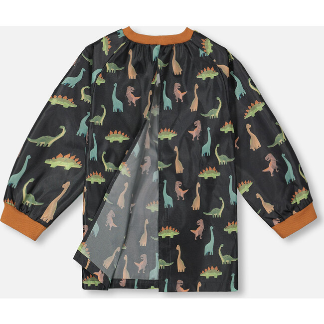 School Apron, Black With Dinosaurs Print - Art Supplies - 6
