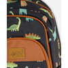 Toddler Backpack, Black With Dinosaurs Print - Backpacks - 6