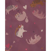 School Apron, Purple Little Cats Print - Art Supplies - 7