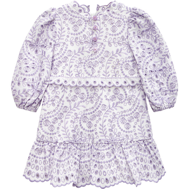 Zoe Embroidered Dress (Baby), Lavendar